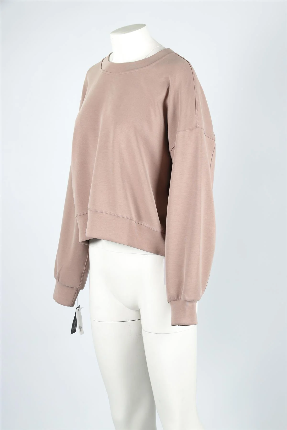 LULULIEMON BROWN JERSEY SWEATSHIRT US 10 UK 14 - Image 3