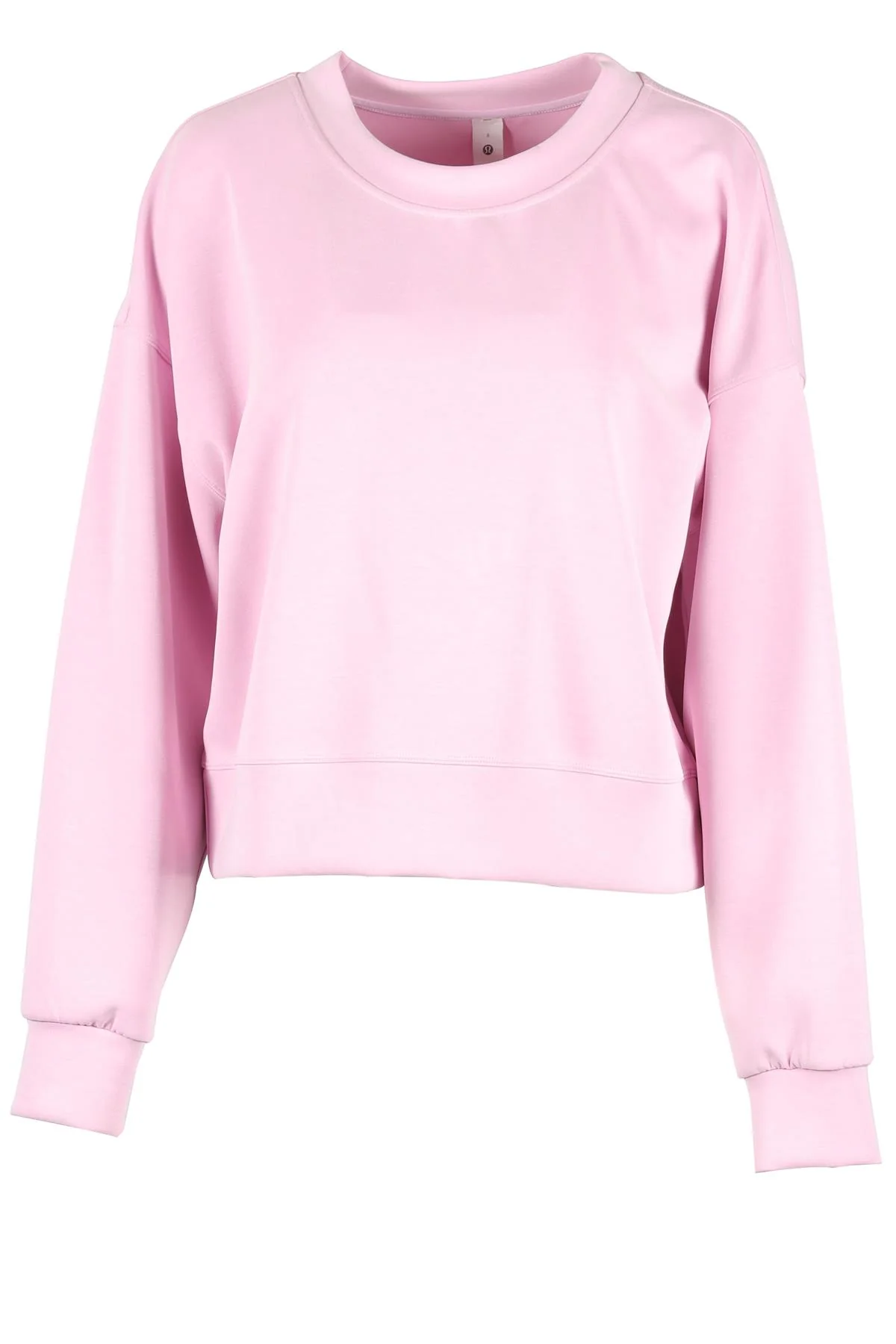LULULIEMON PINK JERSEY SWEATSHIRT US 8 UK 12