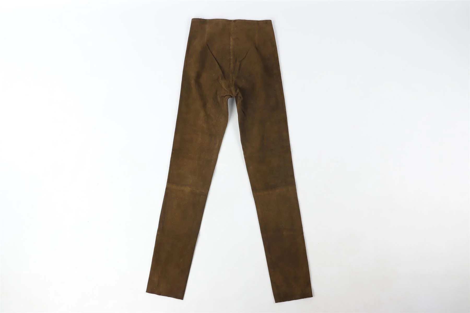 M.I.H JEANS GREEN SUEDE SKINNY PANTS W25 UK 6-8 - Image 4