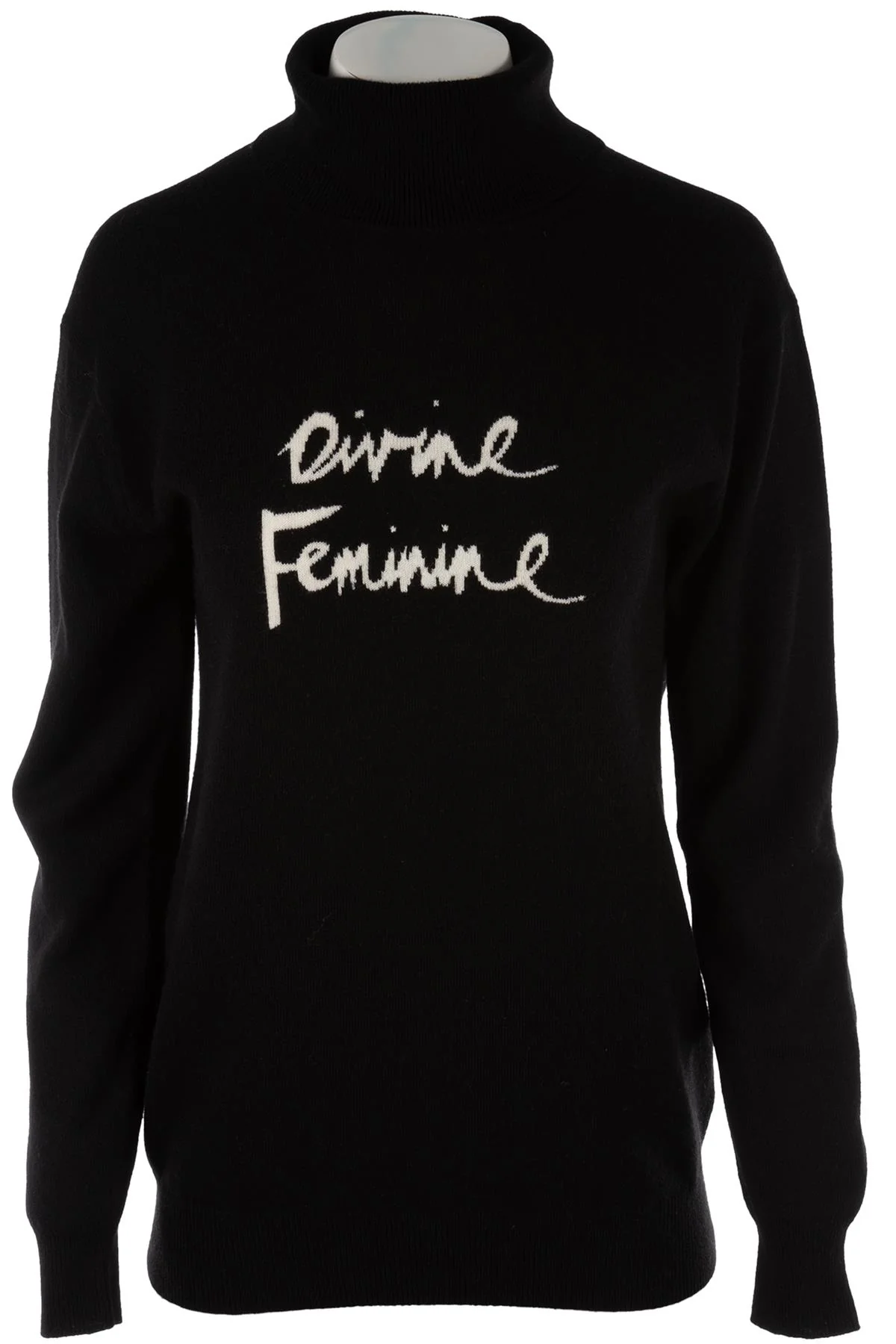 M&S X BELLA FREUD BLACK CASHMERE SWEATER SMALL