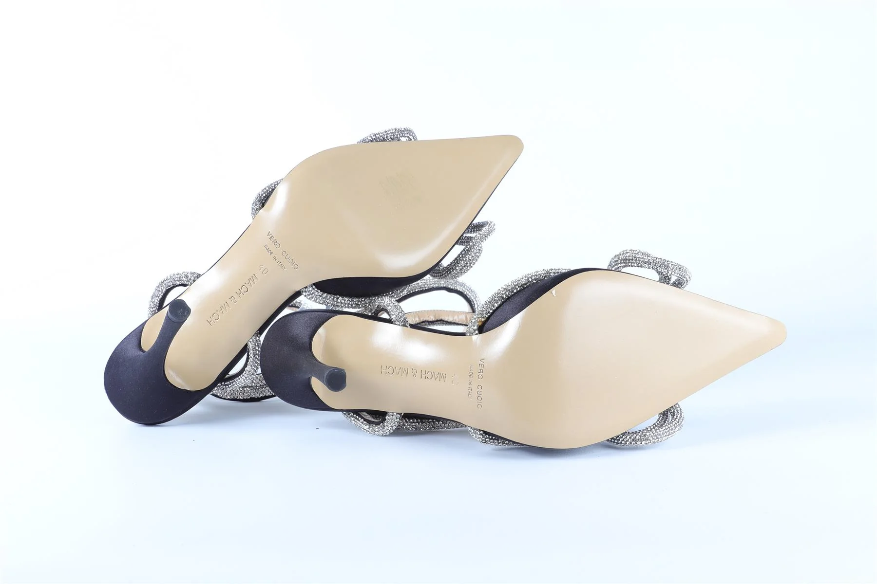 MACH & MACH BLACK PUMPS EU 40, UK 7, US 10 - Image 6