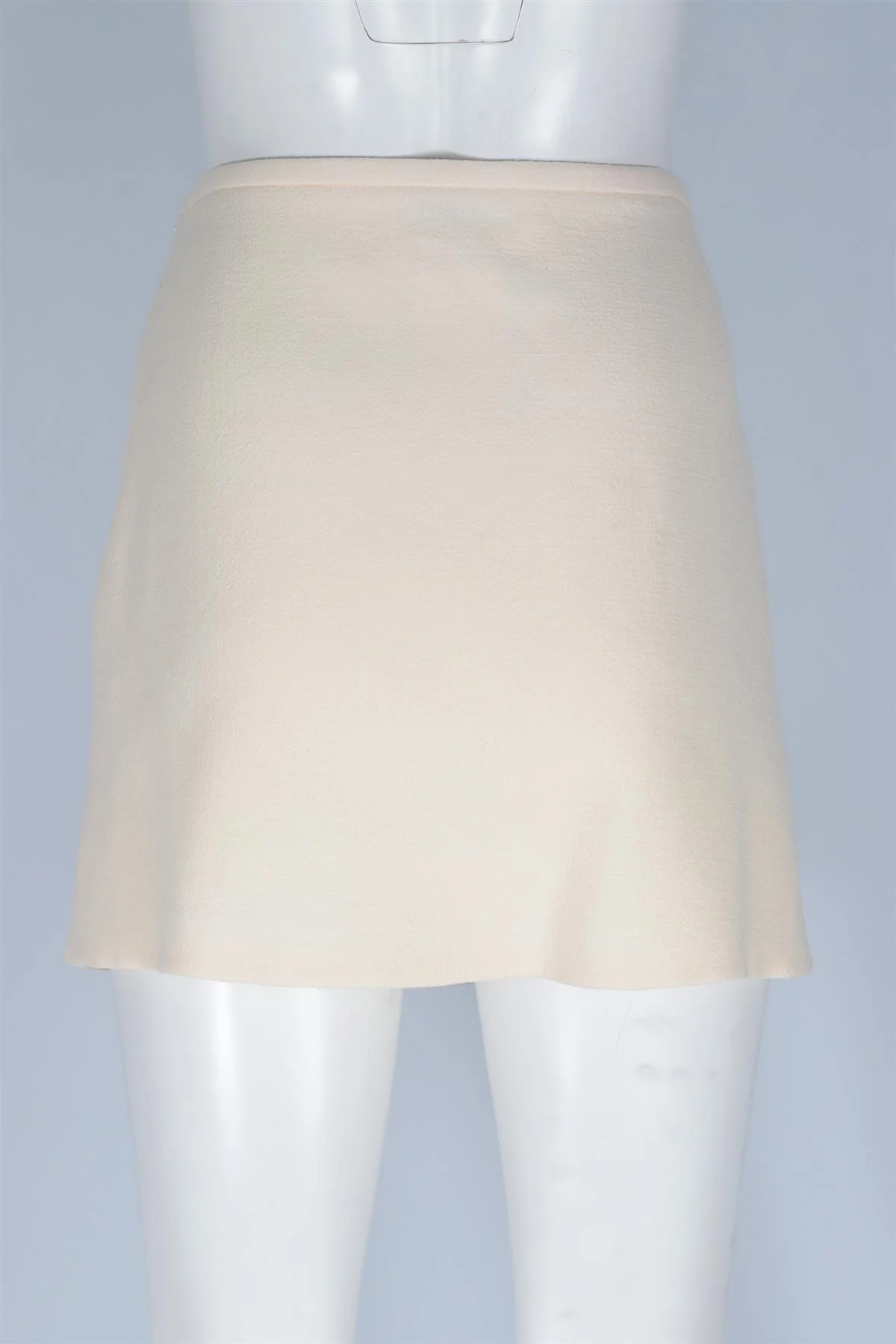 MACH & MACH CREAM WOOL MINI SKIRT FR 40 UK 12 - Image 4