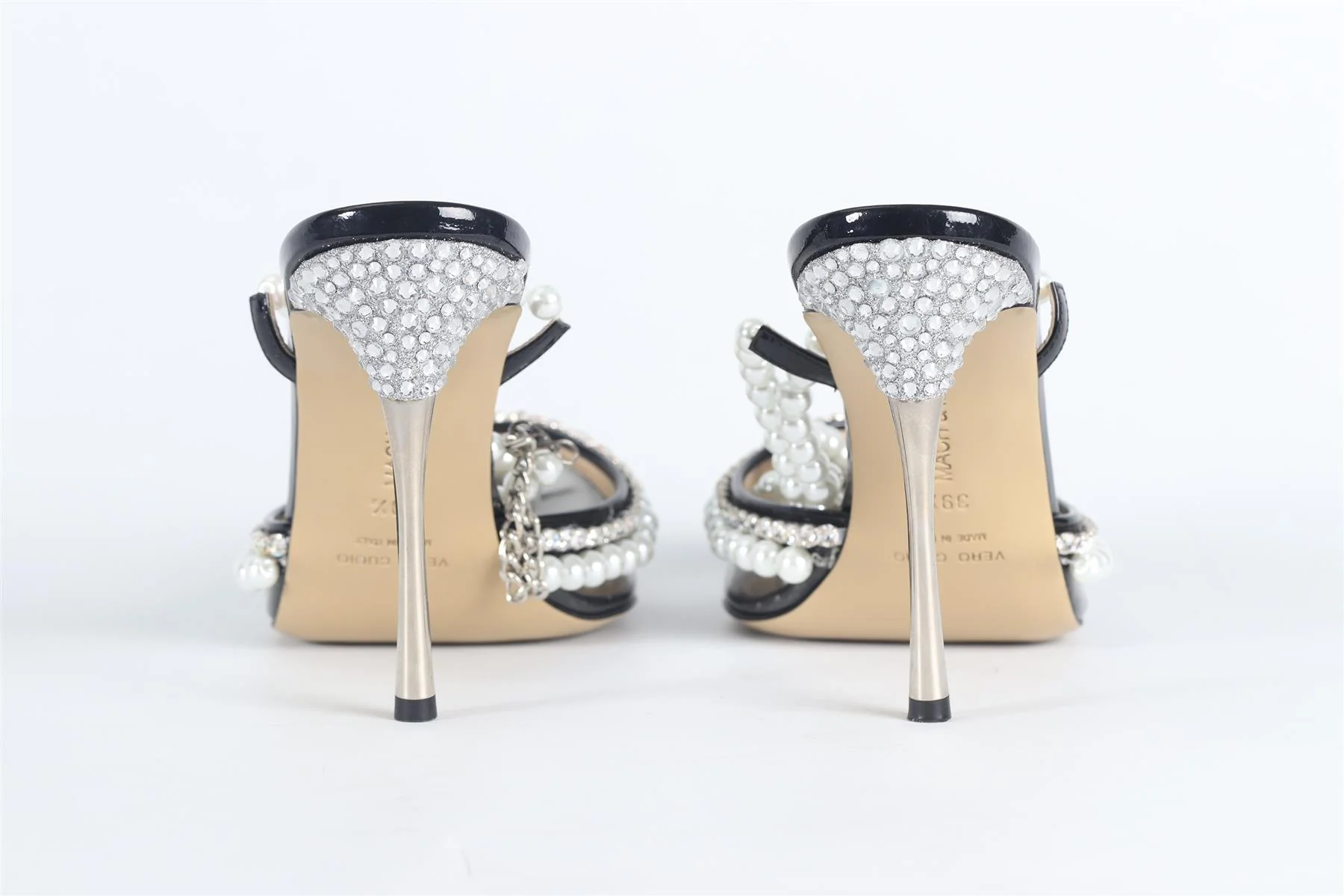 MACH & MACH FAUX PEARL, CRYSTAL AND PVC PUMPS EU 39.5 UK 6.5 US 9.5 - Image 4