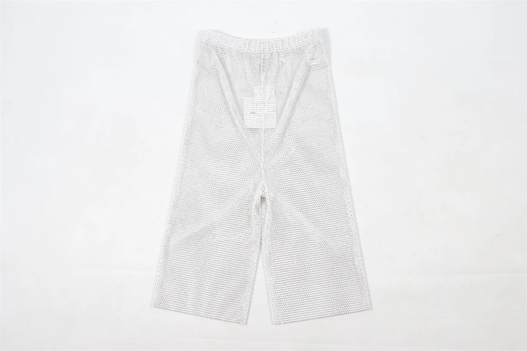 MACH & MACH SILVER CRYSTAL SHORTS UK 10 US 6 - Image 2