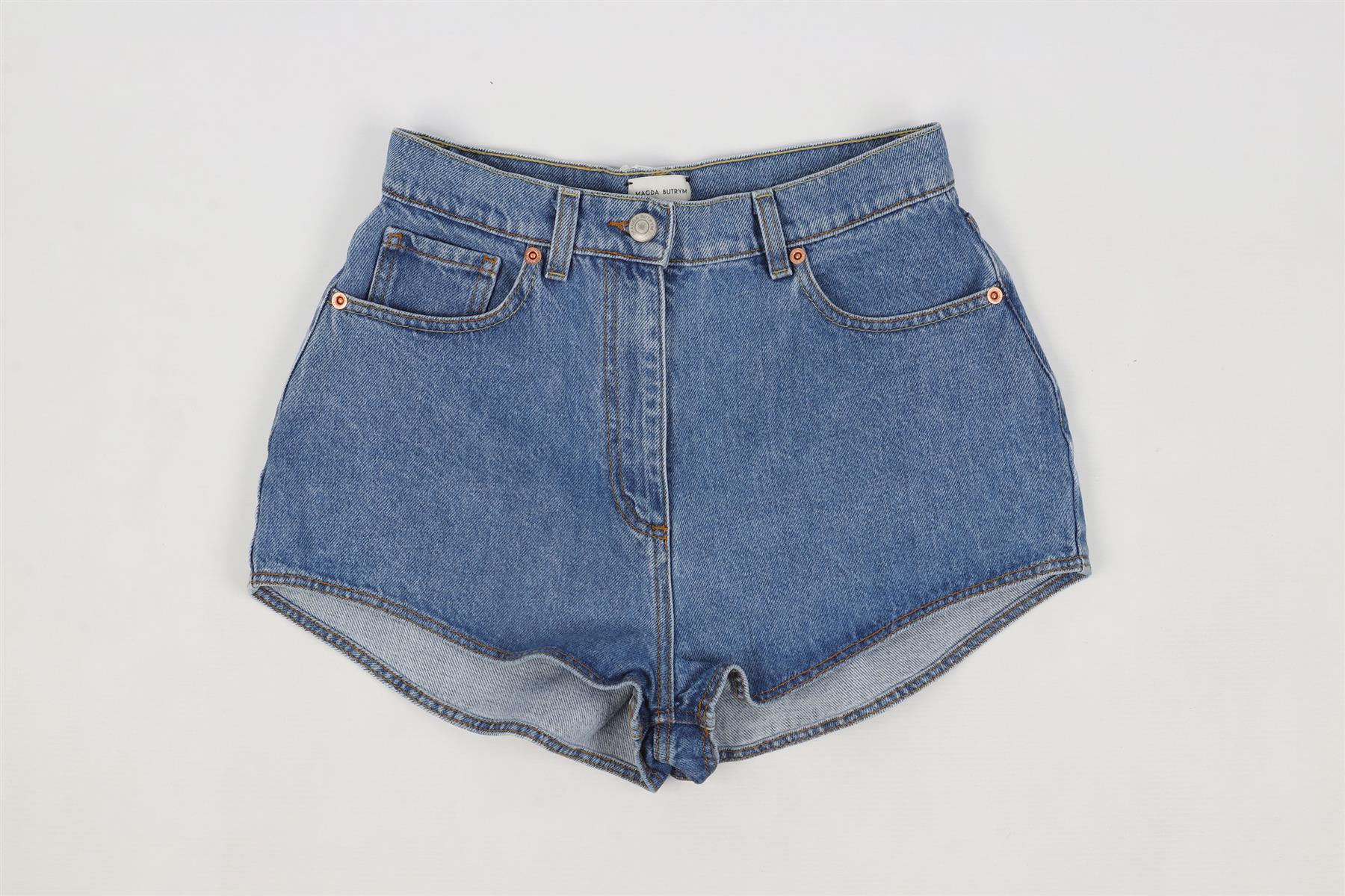 MAGDA BUTRYM BLUE DENIM SHORTS FR 38 UK 10 - Image 2