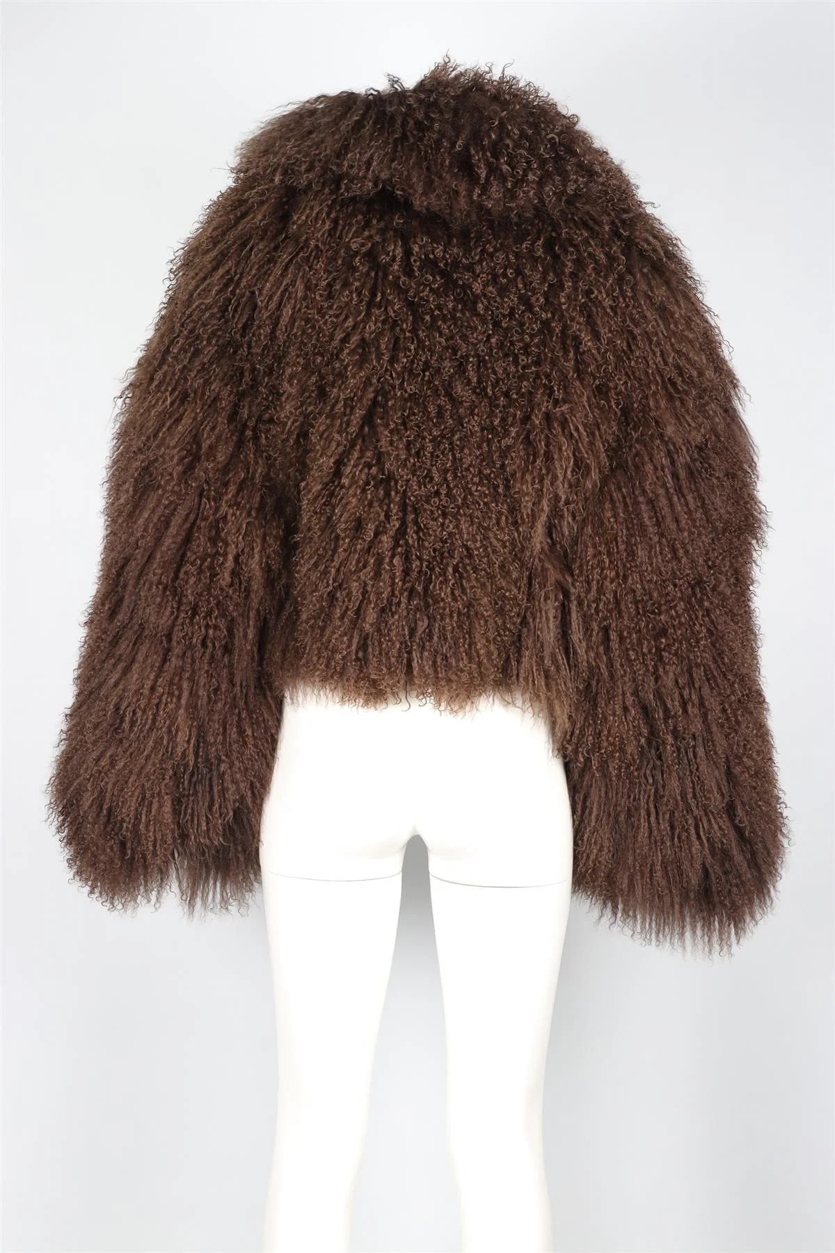 MAGDA BUTRYM BROWN SHEARLING JACKET FR 36 UK 8 - Image 4