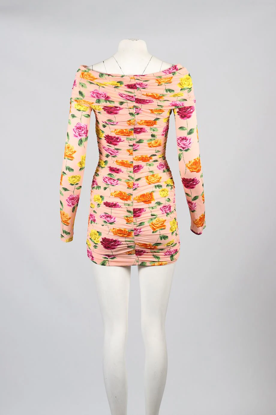 MAGDA BUTRYM FLORAL PRINT JERSEY MINI DRESS FR 36 UK 8 - Image 4