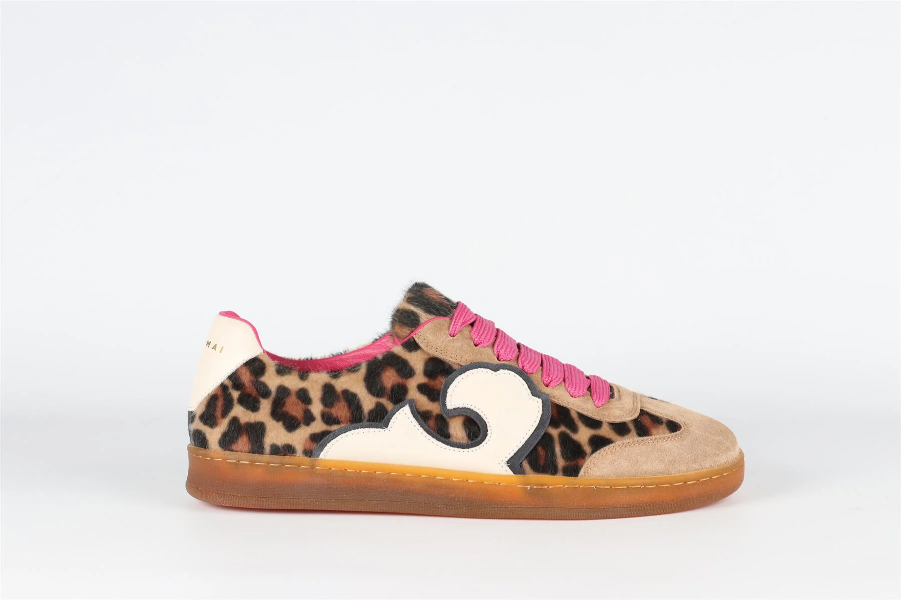 MAIMAI BEIGE FAUX FUR SNEAKERS EU 40.5 UK 7.5 US 10.5 - Image 2