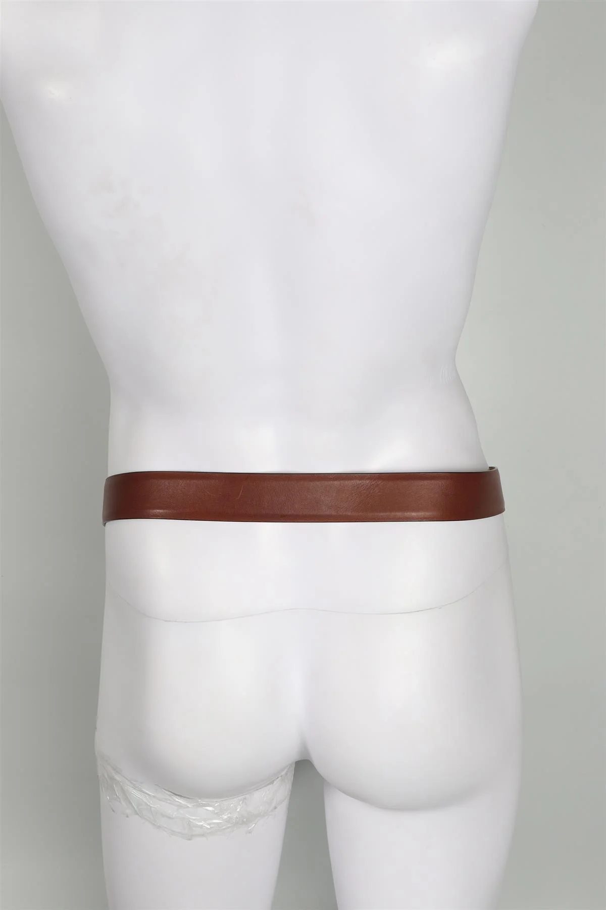 MAISON MARGIELA BROWN MEN'S LEATHER BELT - Image 9