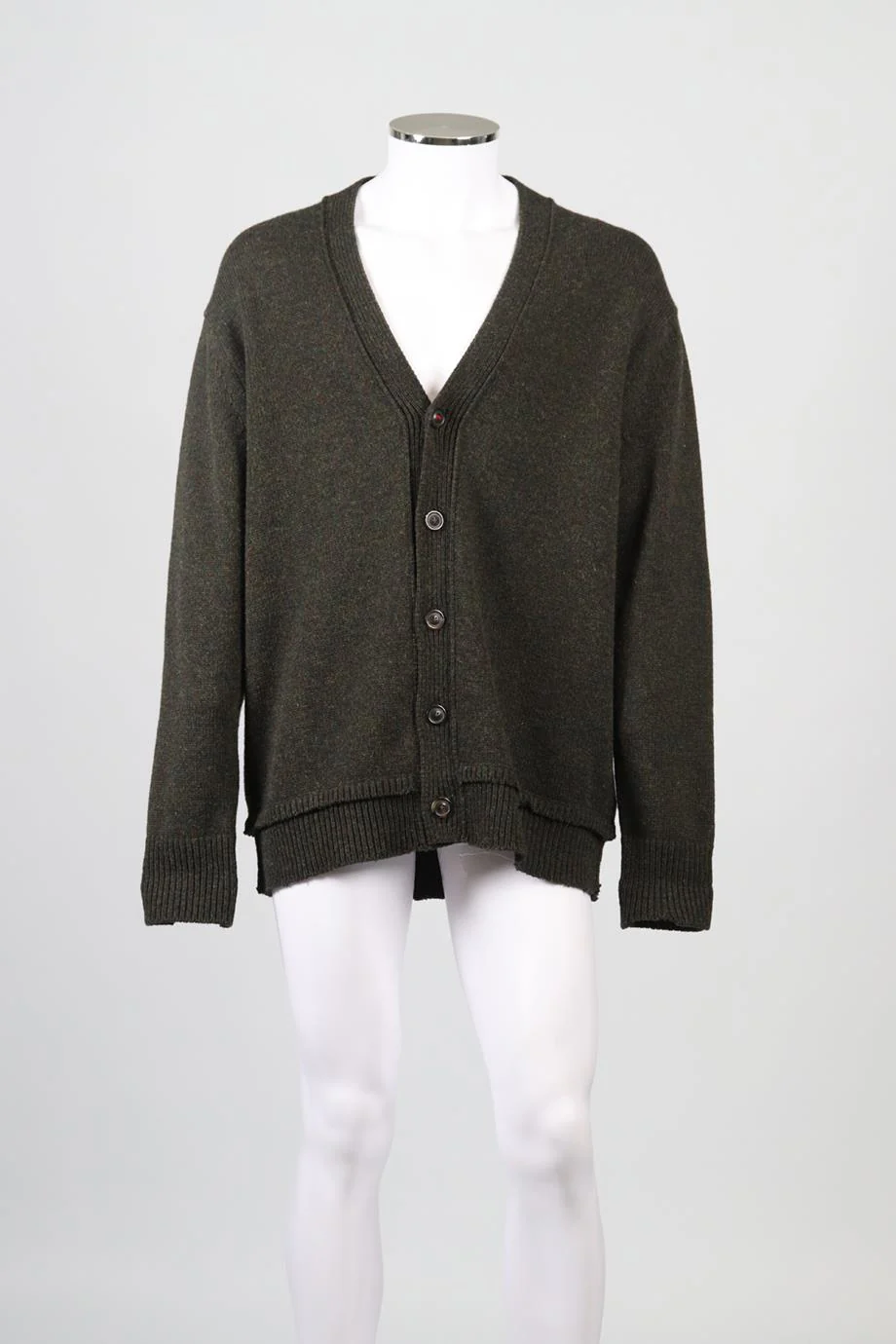 MAISON MARGIELA MEN'S WOOL BLEND CARDIGAN SMALL - Image 2