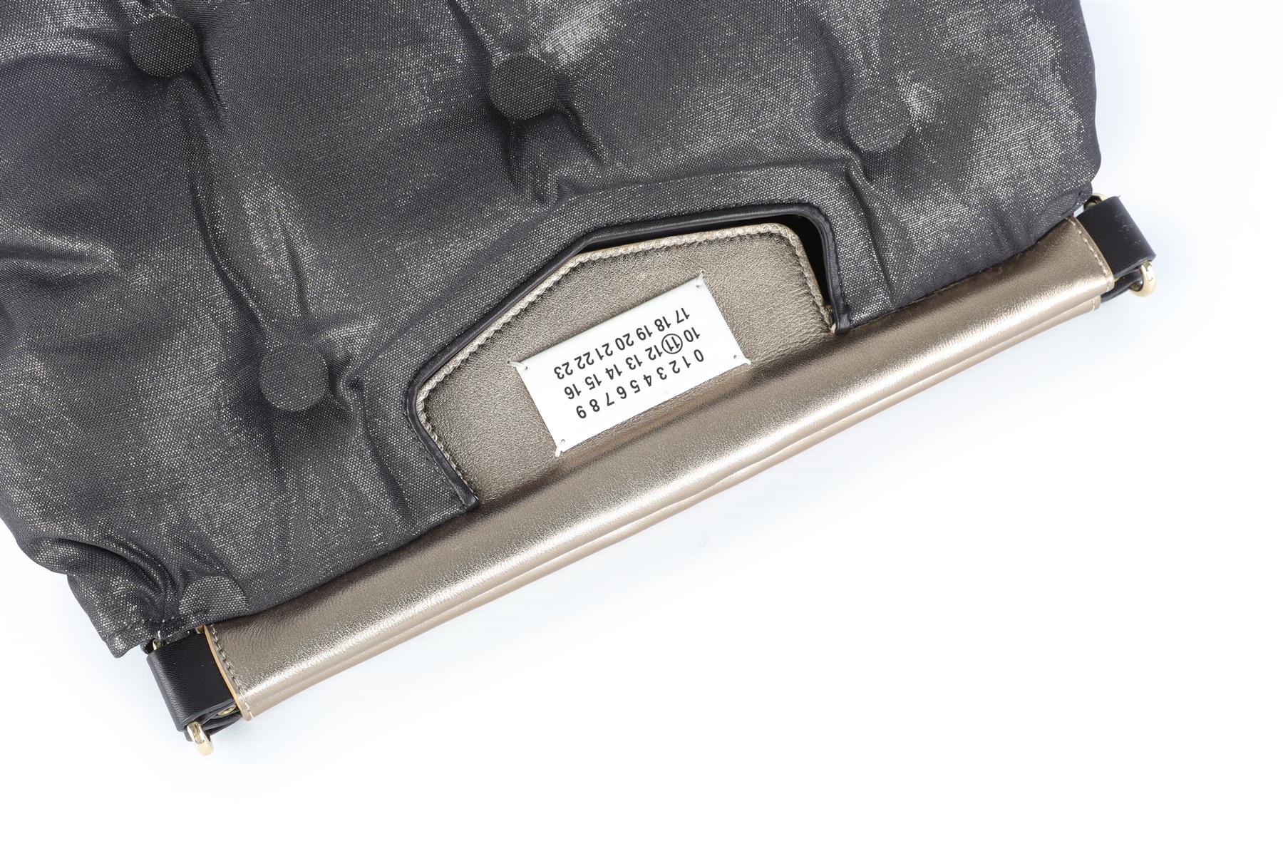 MAISON MARGIELA NAVY GLAM SLAM FABRIC CLUTCH - Image 10