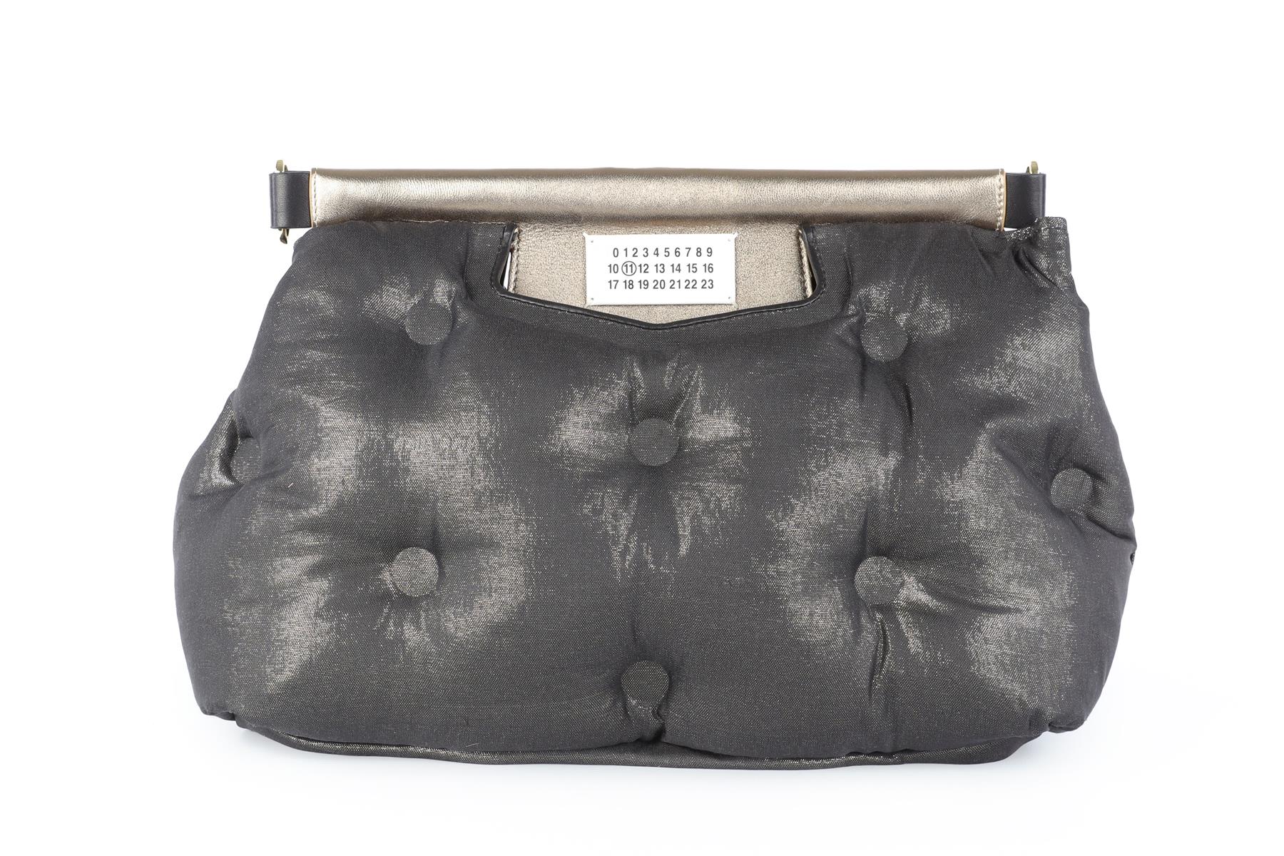 MAISON MARGIELA NAVY GLAM SLAM FABRIC CLUTCH - Image 2