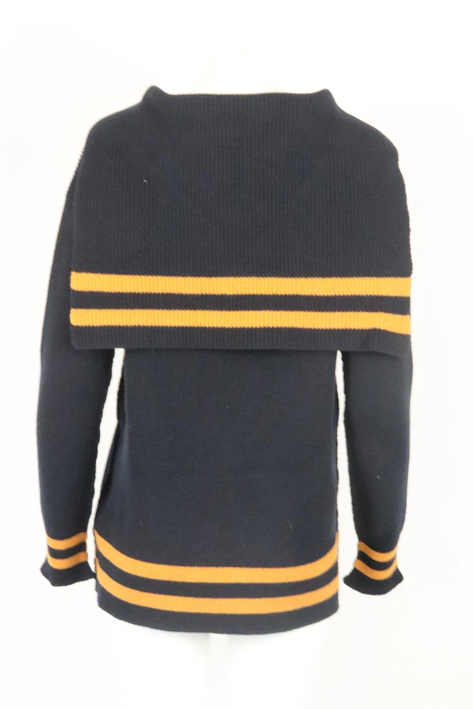 MAISON MARGIELA RIBBED KNIT WOOL SWEATER MEDIUM - Image 4