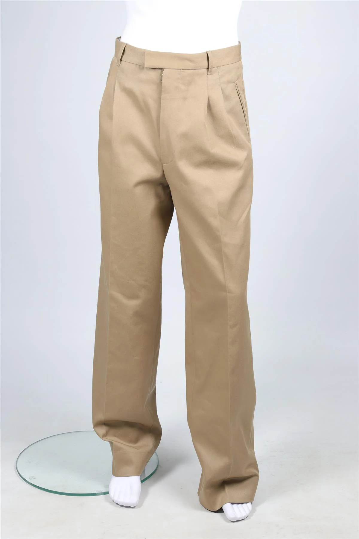 MAISON MARGIELA TAN MEN'S COTTON PANTS IT 52 UK/US WAIST 36 - Image 2