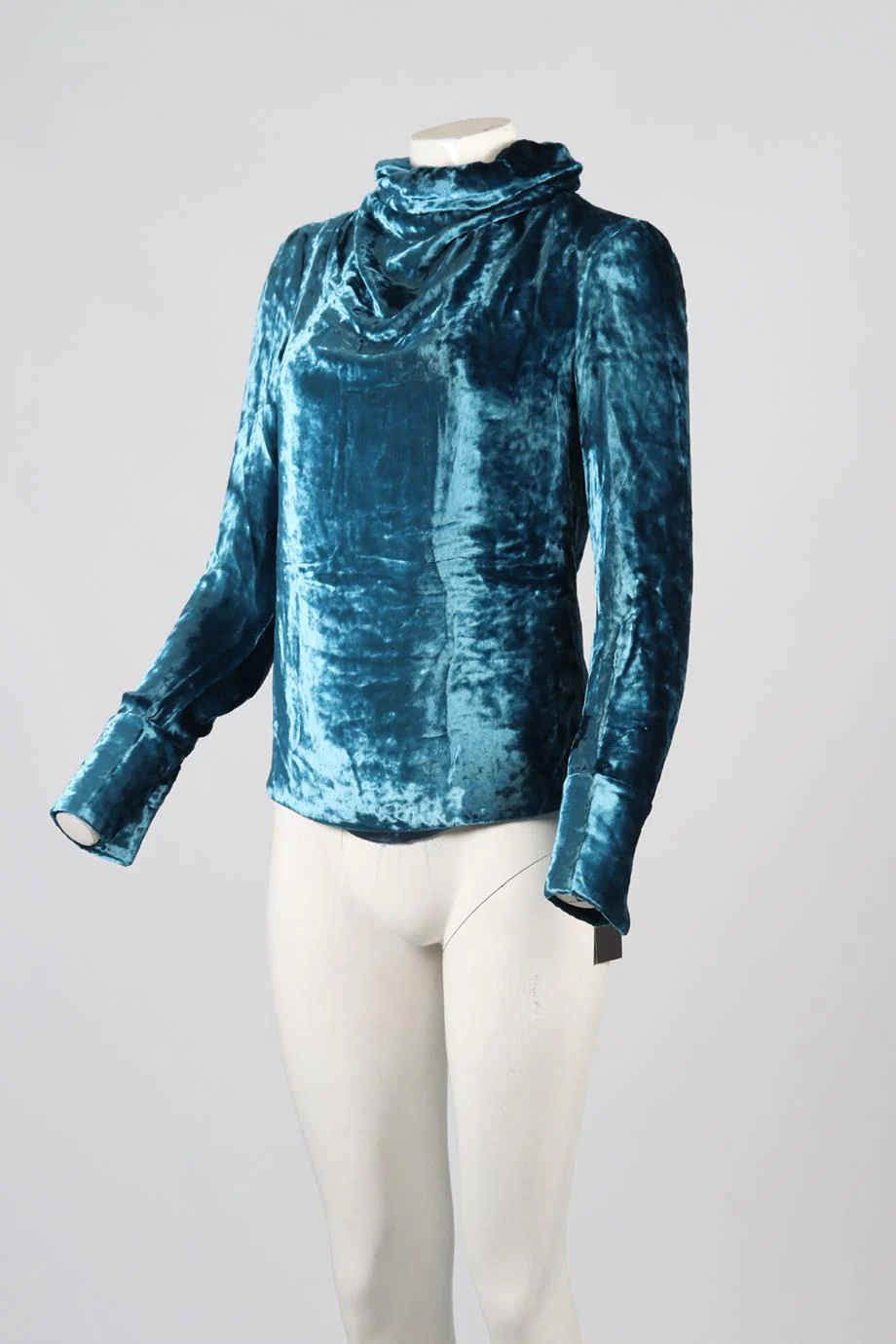 MAISON MARGIELA VELVET TURTLENECK TOP IT 38 UK 6 - Image 3