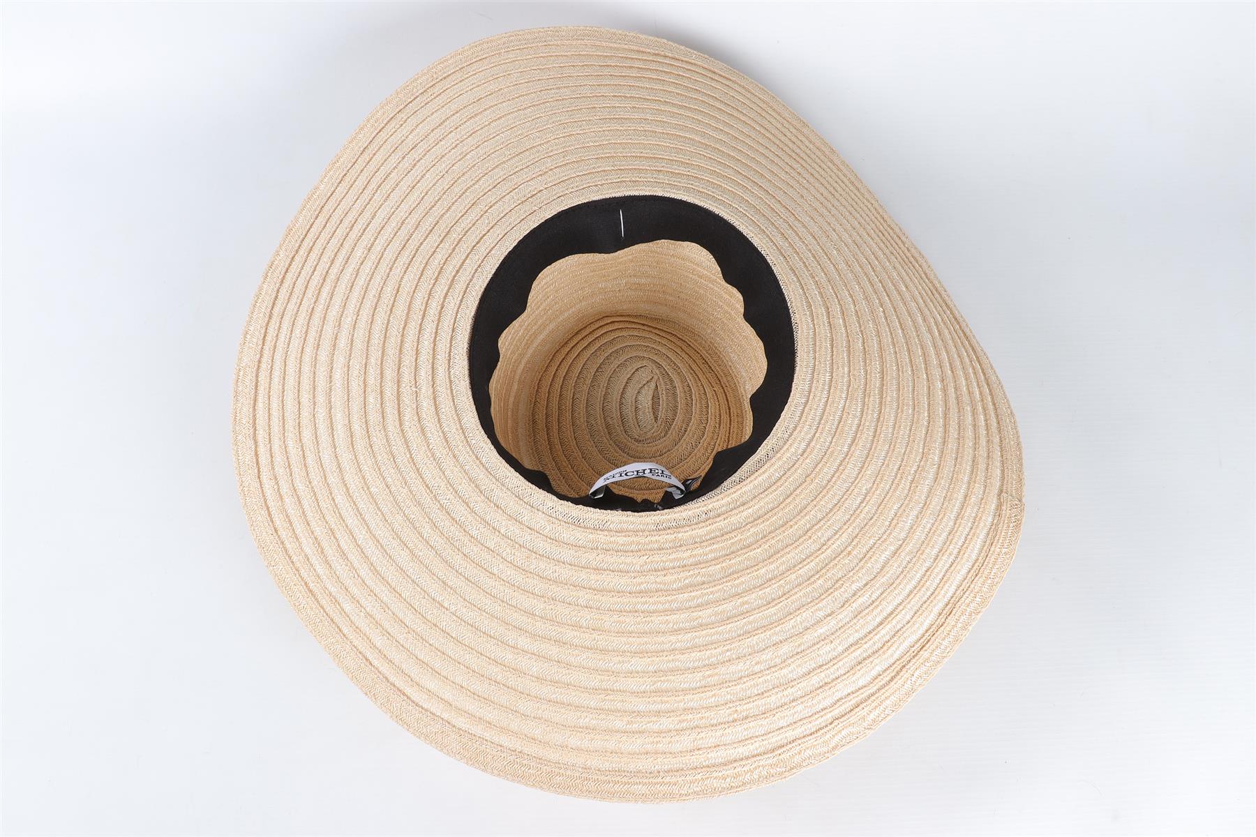 MAISON MICHEL BEIGE STRAW HAT - Image 6