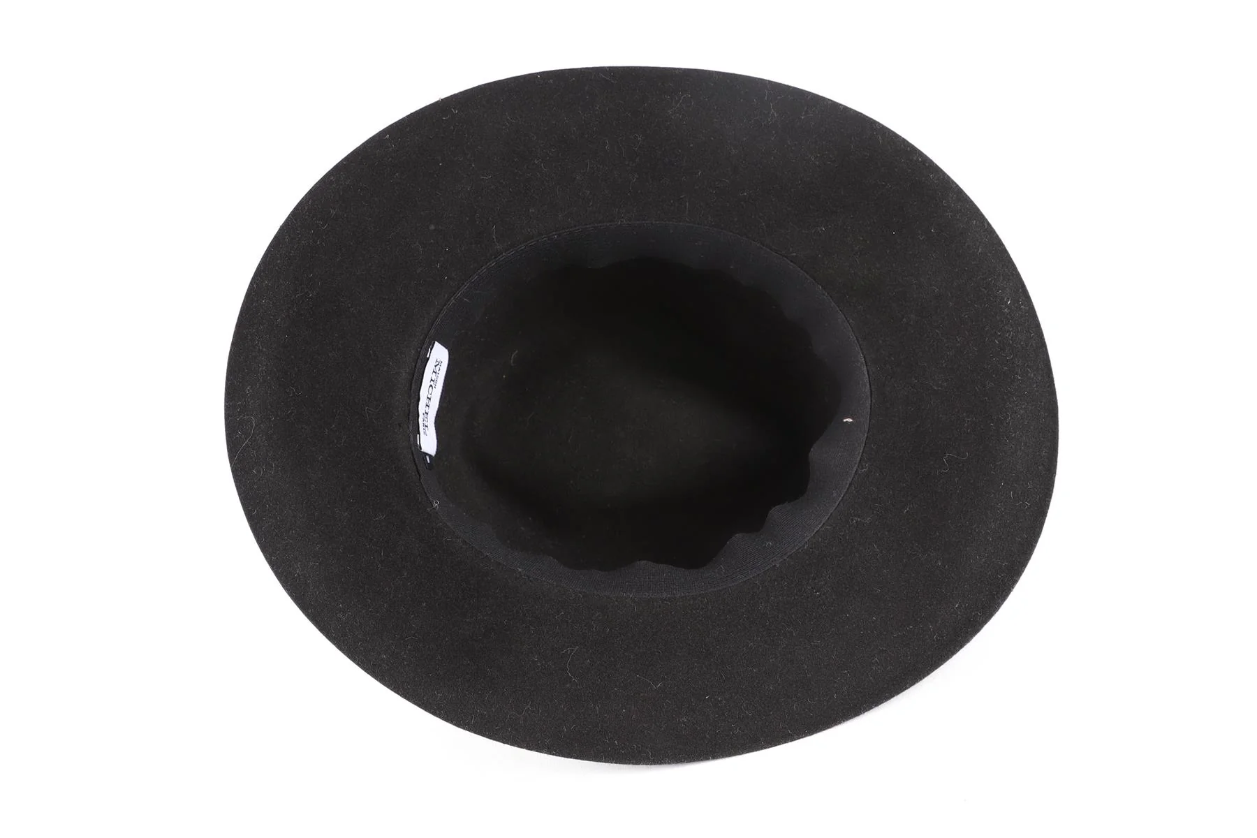 MAISON MICHEL BLACK WOOL HAT MEDIUM - Image 7