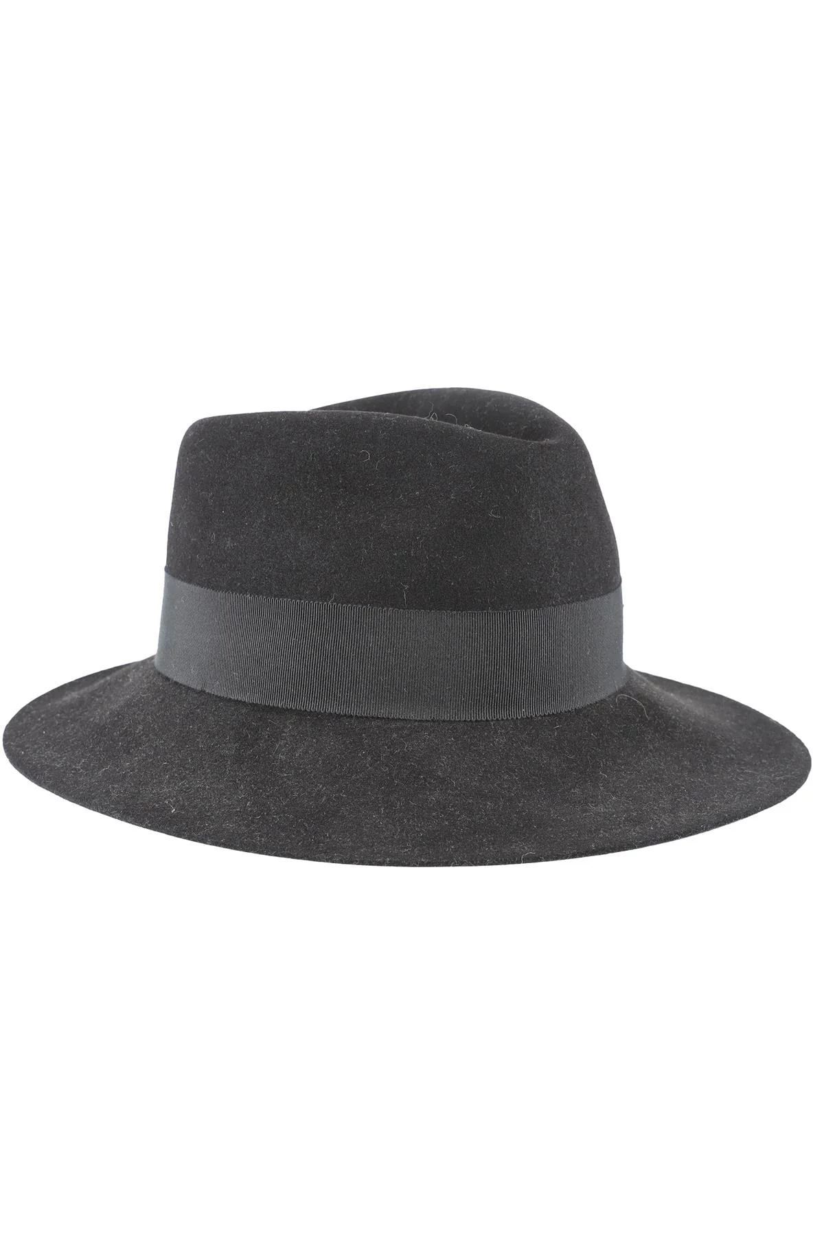 MAISON MICHEL BLACK WOOL HAT MEDIUM - Image 8