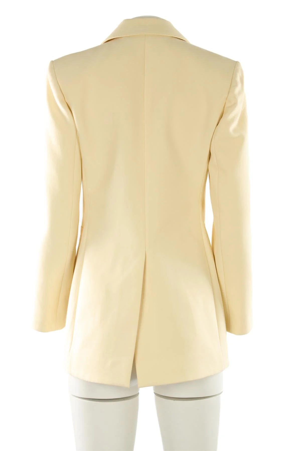 MAISON RABIH KAYROUZ CREAM COTTON BLAZER IT 38 UK 6 - Image 4