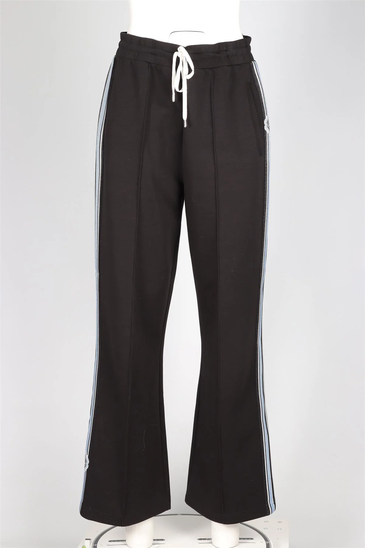 MAJE BLACK COTTON WIDE LEG PANTS FR 42 UK 14 - Image 2