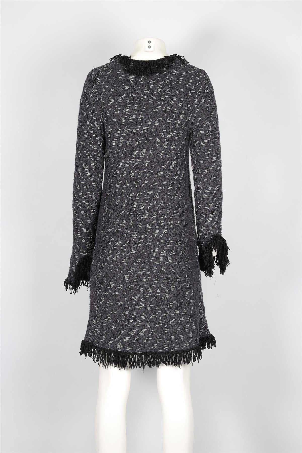 MAJE BLUE WOOL CARDIGAN LARGE - Image 4