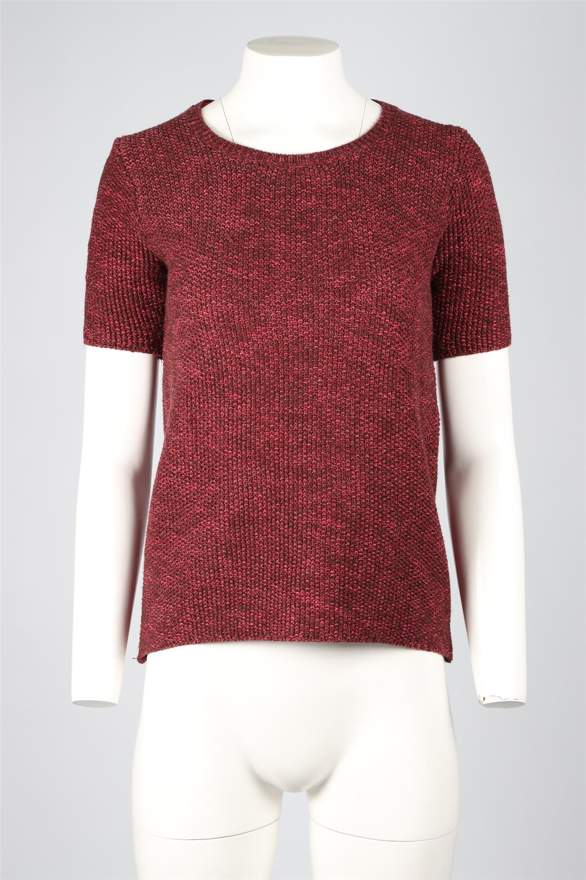 MAJE PINK WOOL BLEND SWEATER US 2 UK 6 - Image 2