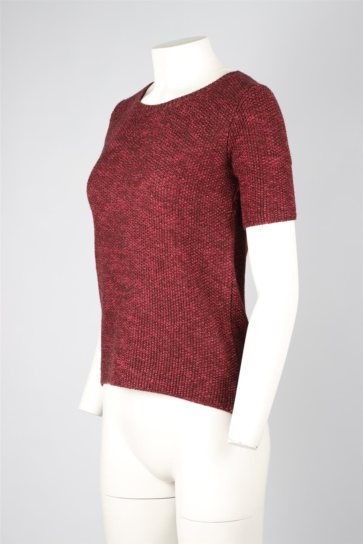 MAJE PINK WOOL BLEND SWEATER US 2 UK 6 - Image 3