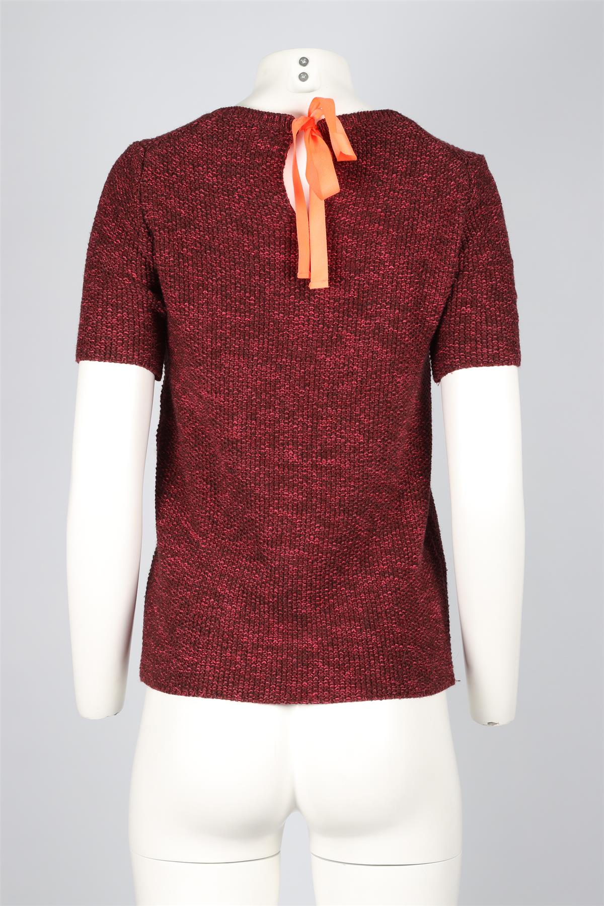 MAJE PINK WOOL BLEND SWEATER US 2 UK 6 - Image 4