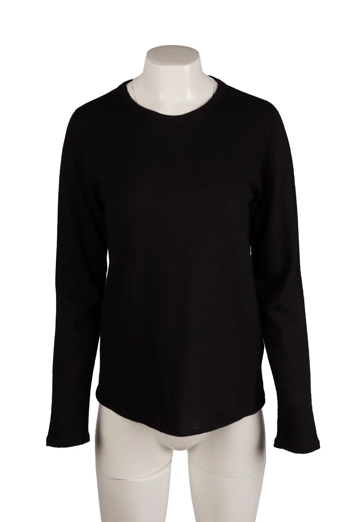 MAJESTIC FILATURES BLACK CASHMERE SWEATER FR 40 - Image 2