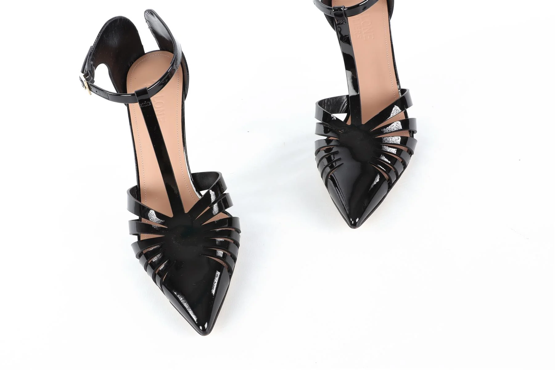MALONE SOULIERS BLACK PATENT LEATHER PUMPS EU 39 UK 6 US 9 - Image 4