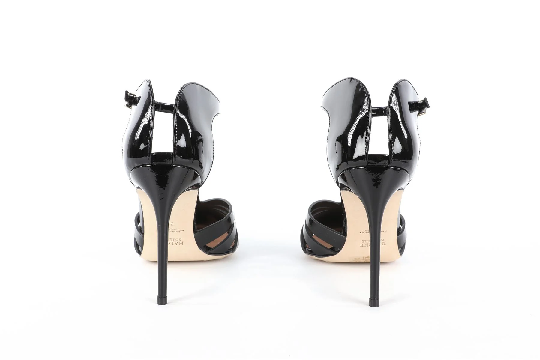 MALONE SOULIERS BLACK PATENT LEATHER PUMPS EU 39 UK 6 US 9 - Image 5