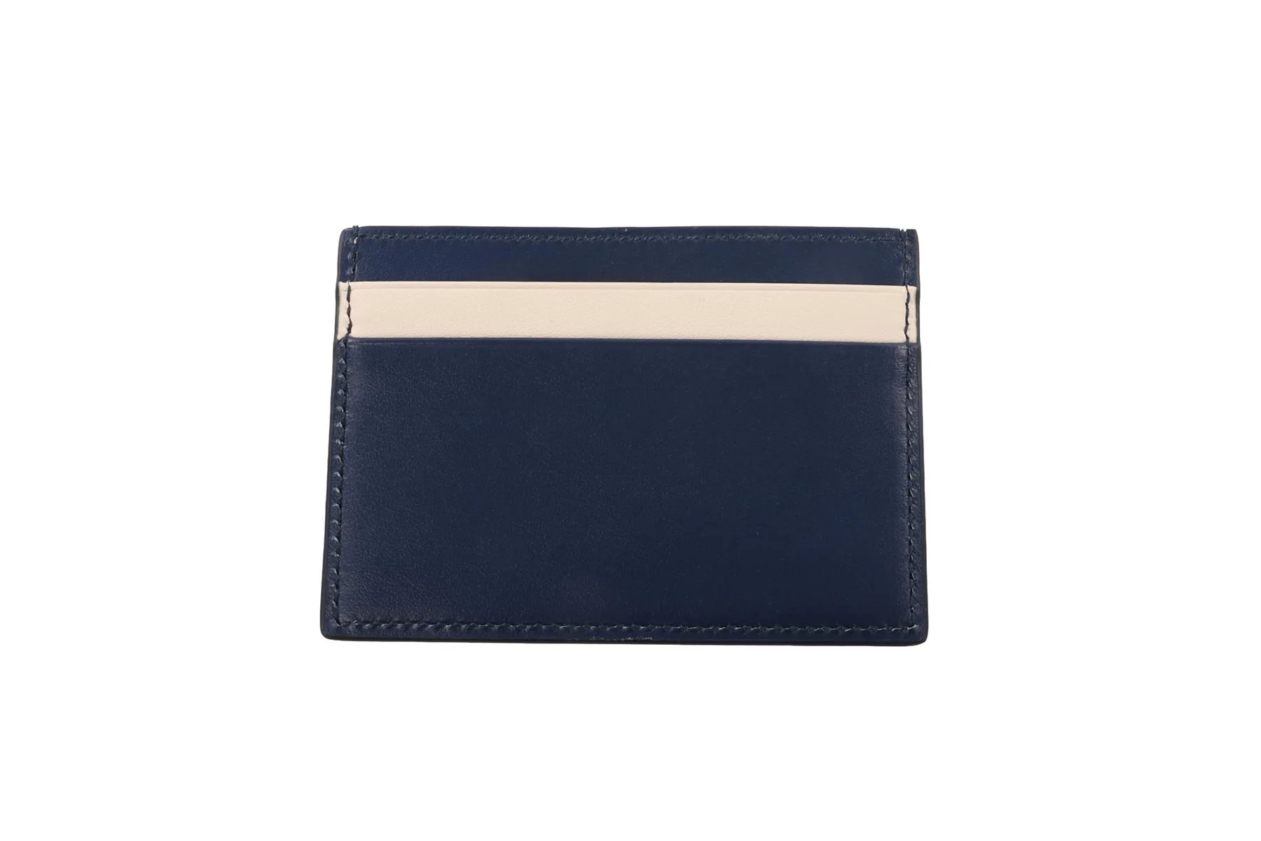 MALONE SOULIERS BLUE LEATHER CARD HOLDER - Image 4