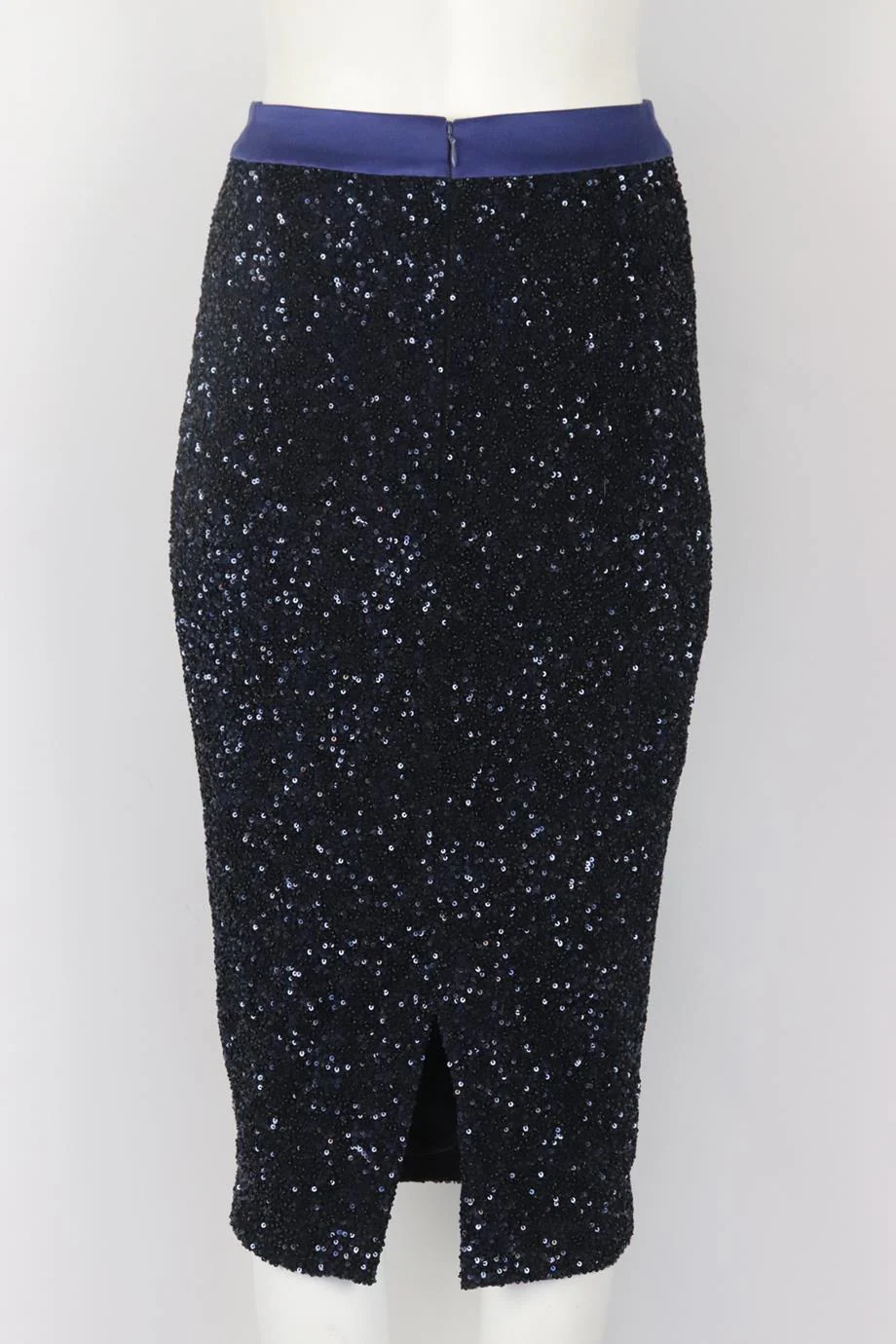 MANISH ARORA SEQUINED CREPE MIDI SKIRT FR 36 UK 8 - Image 4