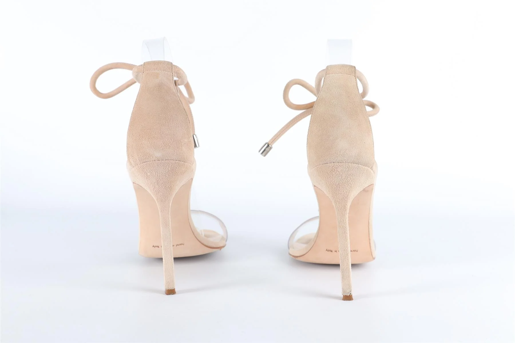 MANOLO BLAHNIK BEIGE SUEDE SANDALS EU 38 UK 5 US 8 - Image 5