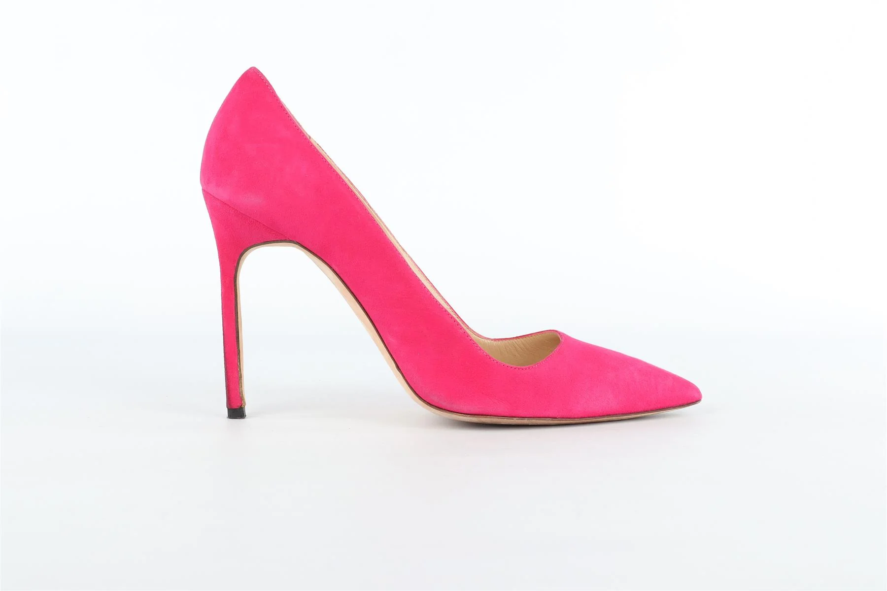 MANOLO BLAHNIK PINK SUEDE PUMPS EU 38 UK 5 US 8 - Image 2