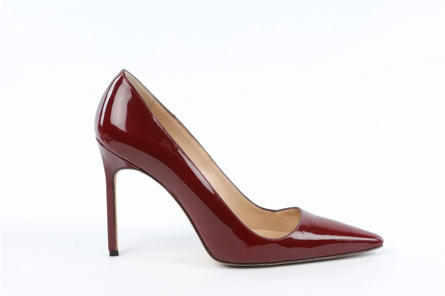 MANOLO BLAHNIK RED PATENT LEATHER PUMPS EU 38 UK 5 US 8 - Image 4