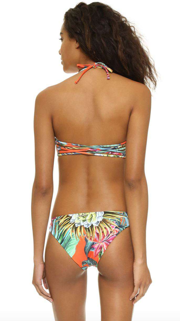 MARA HOFFMAN BASKET WEAVE REVERSIBLE BIKINI SMALL/MEDIUM - Image 2