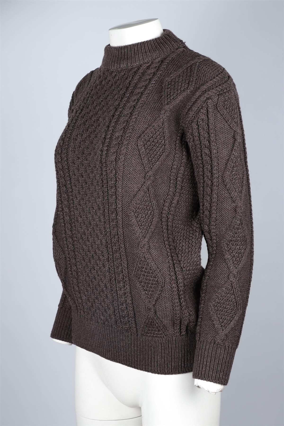 MARC JACOBS BROWN WOOL SWEATER SMALL - Image 3