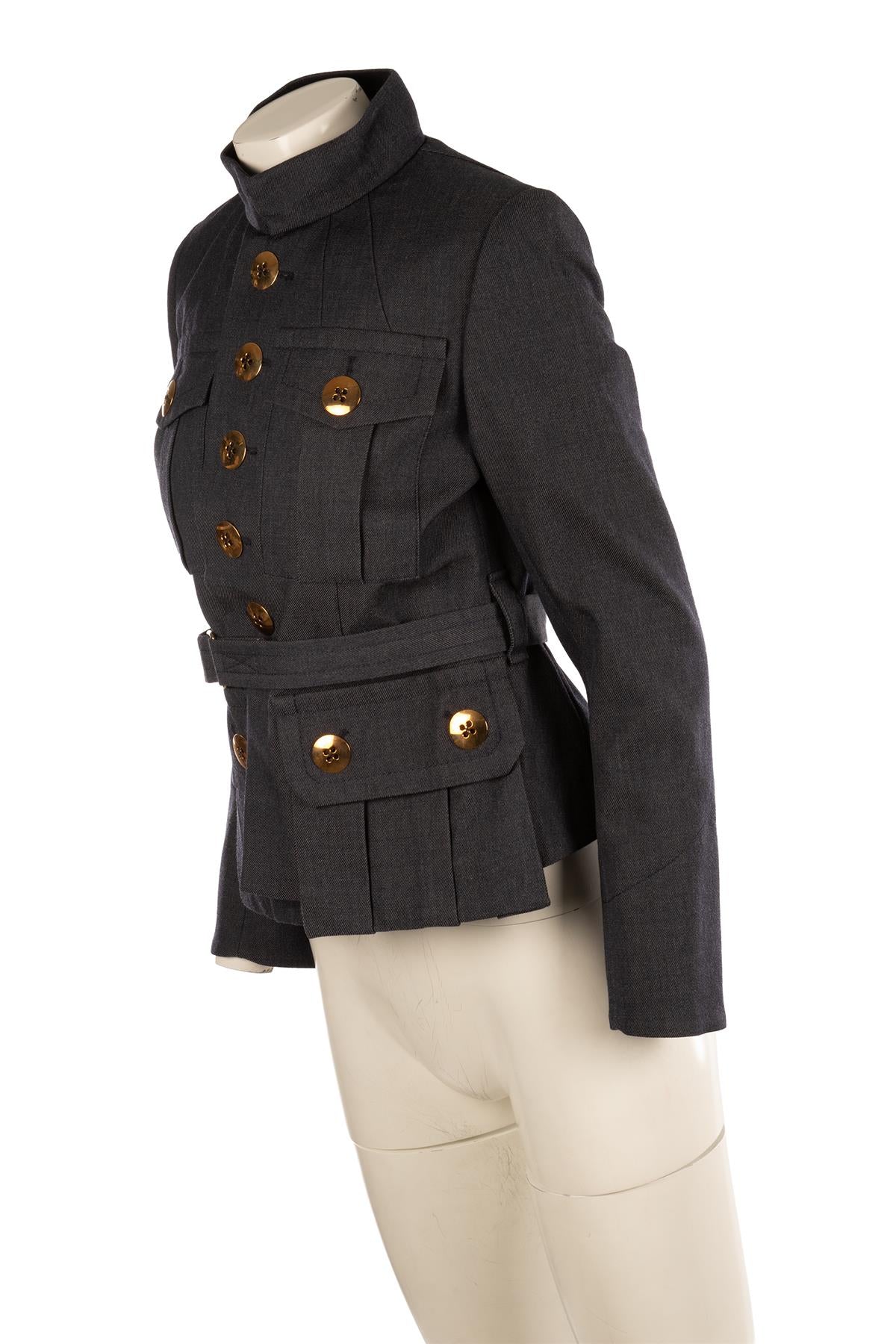 MARC JACOBS NAVY WOOL JACKET US 4 UK 8 - Image 3