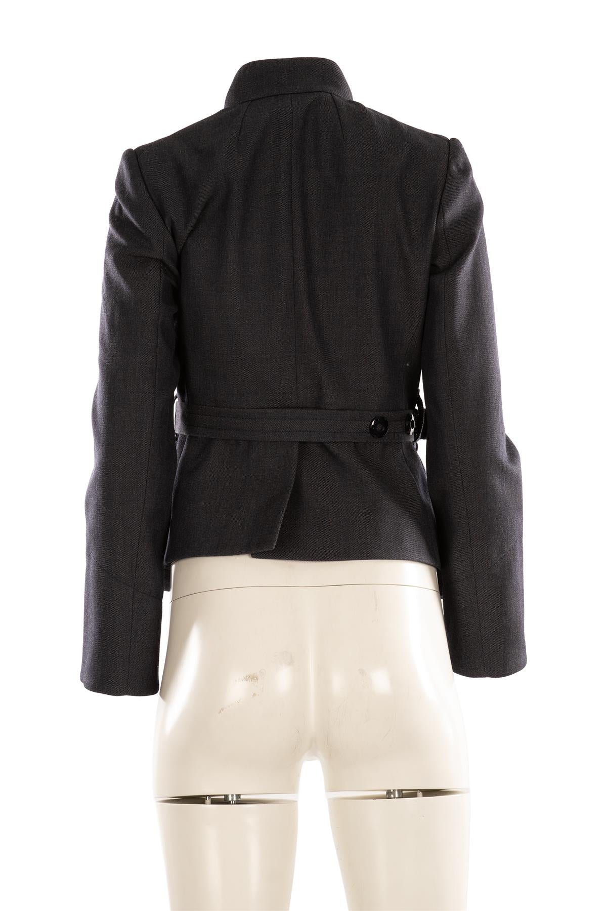 MARC JACOBS NAVY WOOL JACKET US 4 UK 8 - Image 4