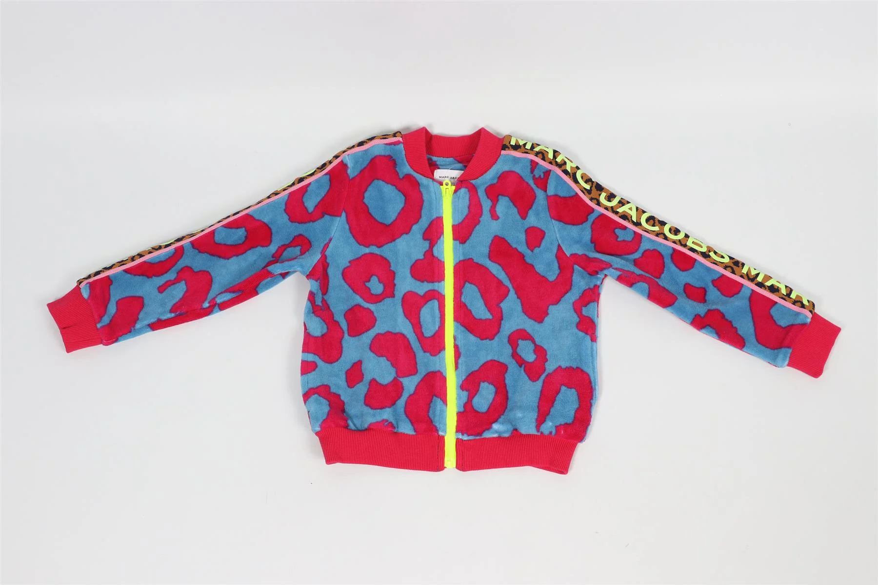 MARC JACOBS PINK AND BLUE KIDS GIRLS VELOUR JACKET AND PANTS SET 3-4 YEARS - Image 3
