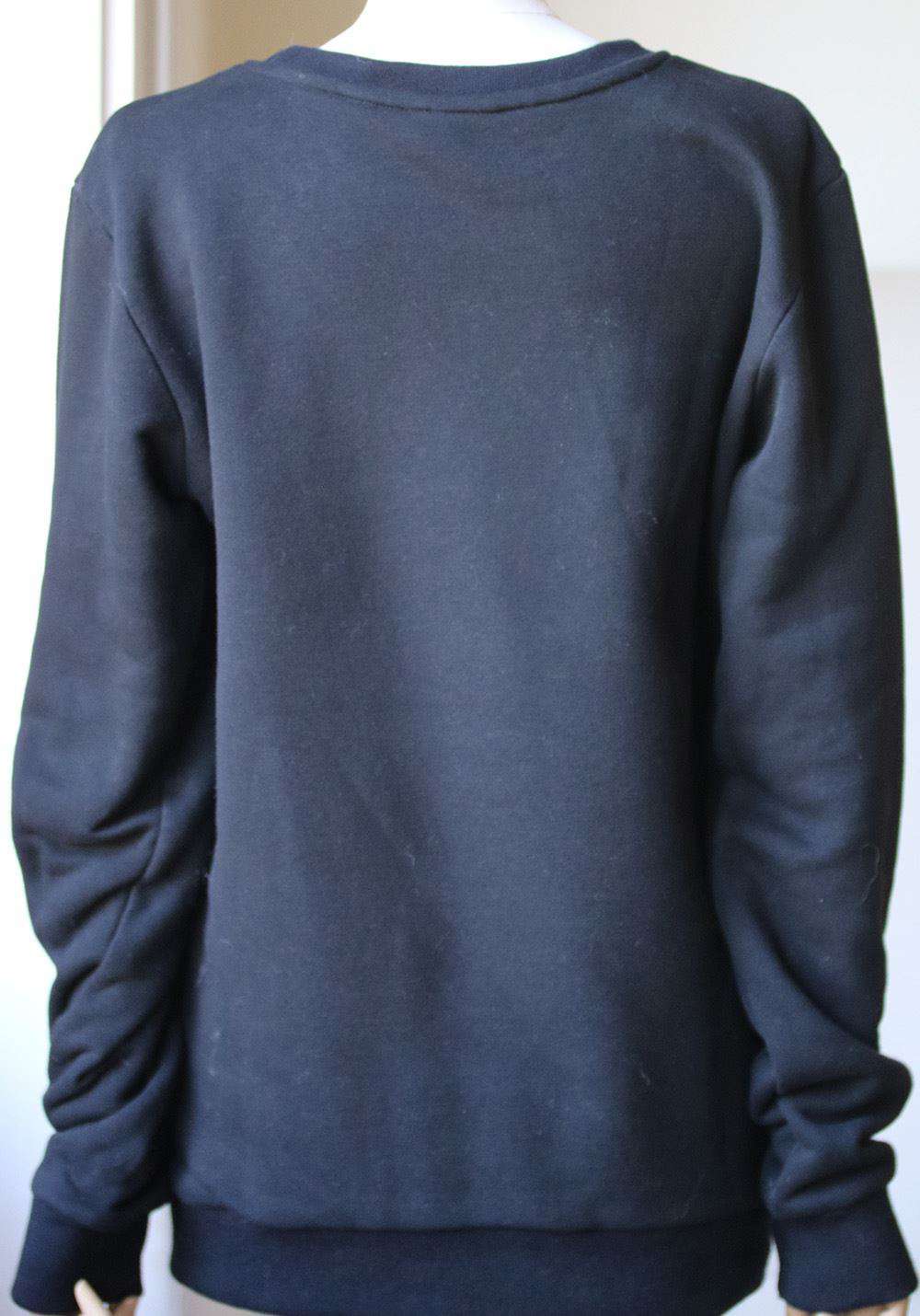 MARCELO BURLON X KAPPA EMBROIDERED LOGO SWEATER MEDIUM - Image 5