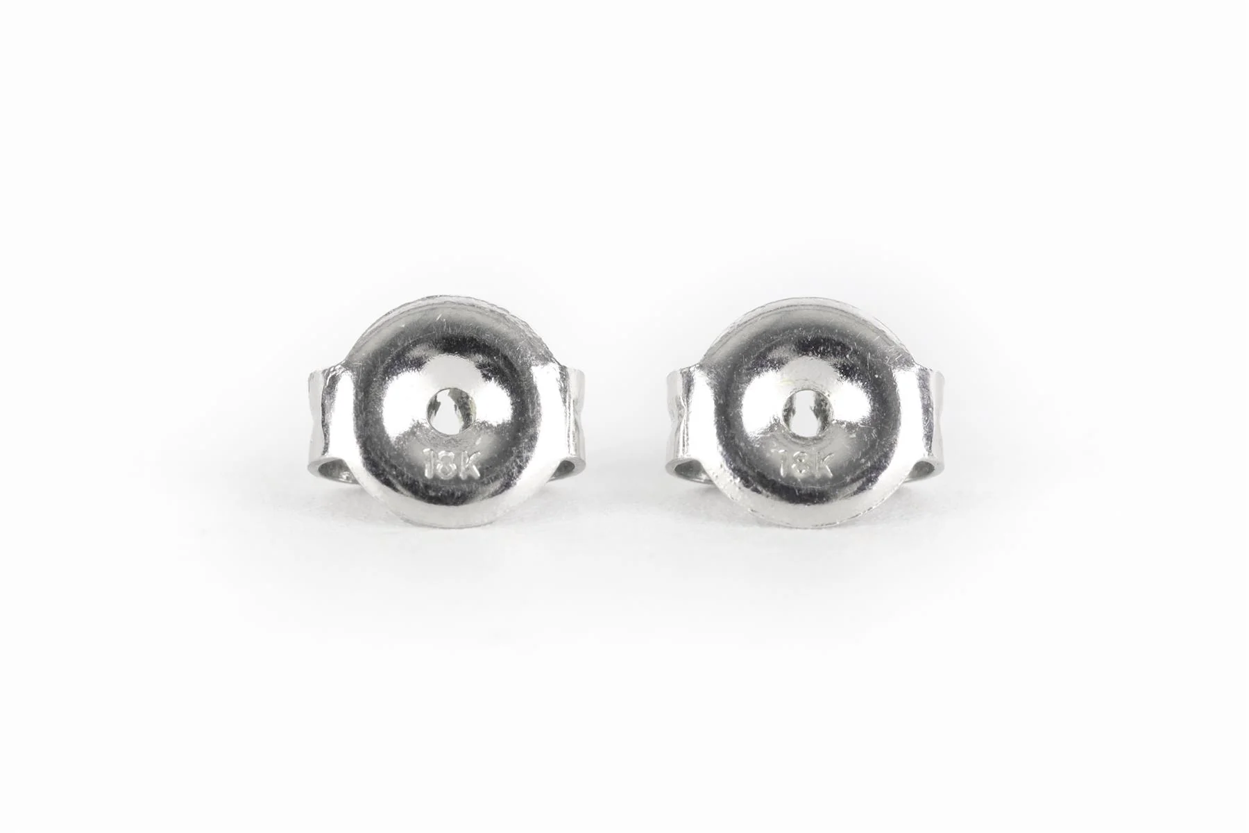 MARCHESA 18K WHITE GOLD AND DIAMOND STUD EARRINGS - Image 6