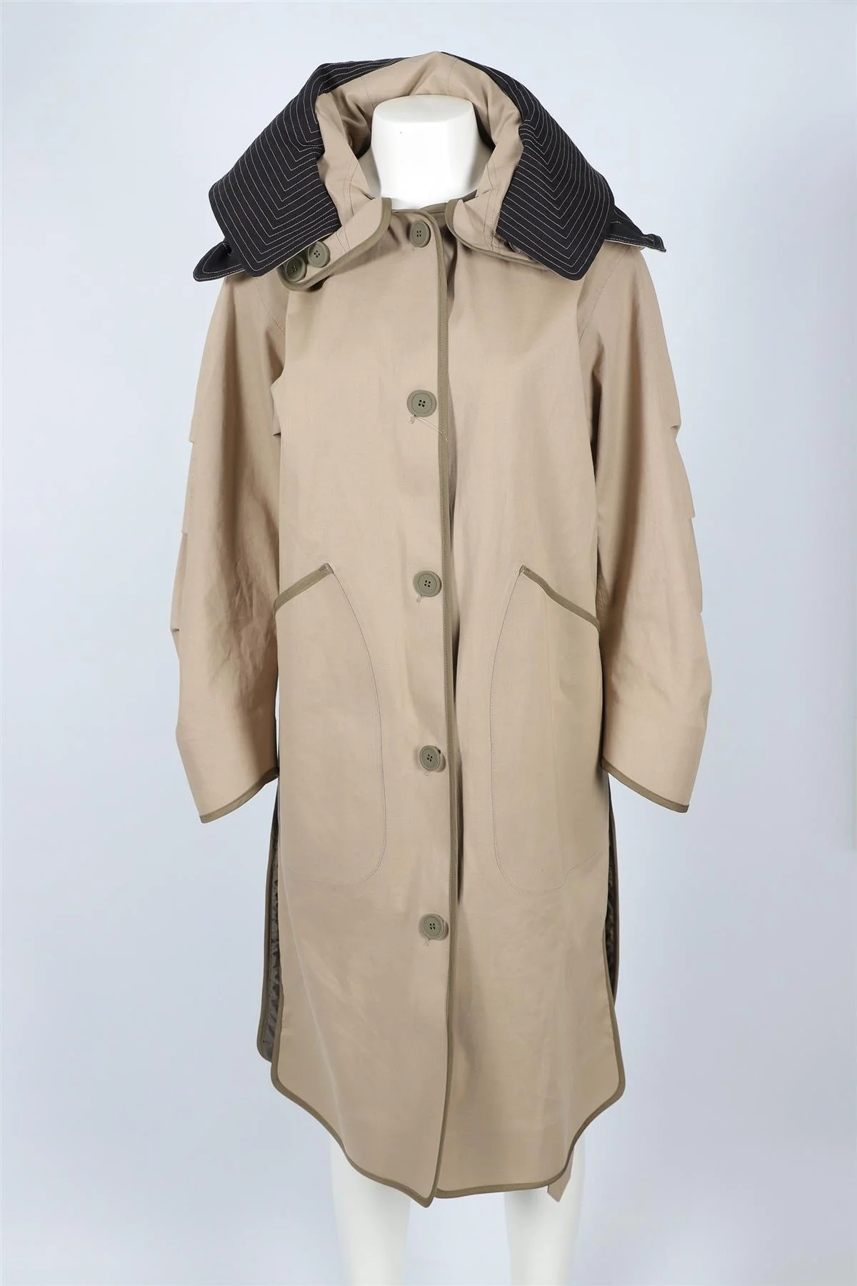 MARFA STANCE BLACK SHELL COAT SMALL - Image 3