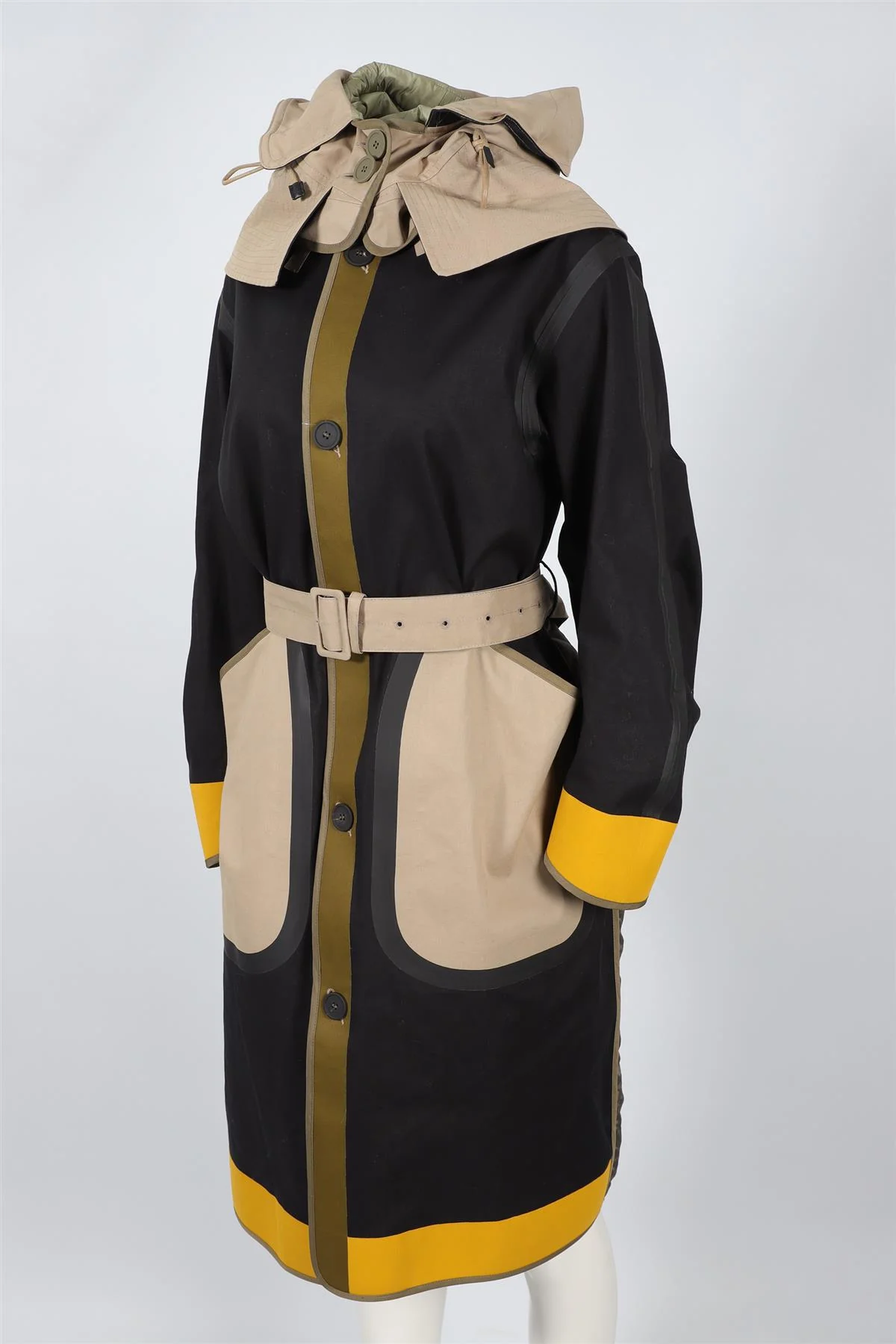 MARFA STANCE BLACK SHELL COAT SMALL - Image 4