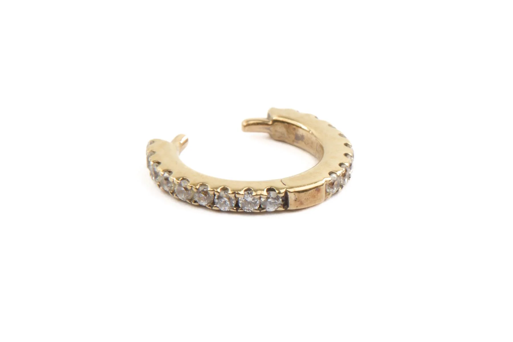 MARIA TASH 14K GOLD CZ EAR CUFF - Image 4
