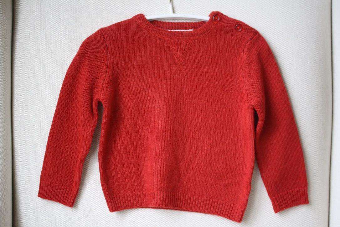 MARIE CHANTAL BABY ELBOW PATCH SWEATER 12 MONTHS - Image 4
