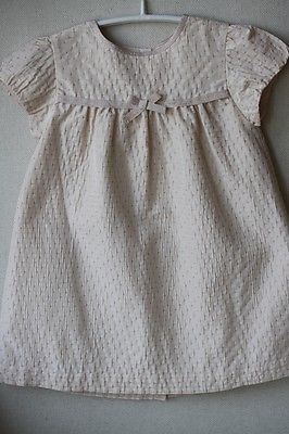 MARIE CHANTAL BABY PALE PEACH TAFFETA DRESS 18 MONTHS - Image 3