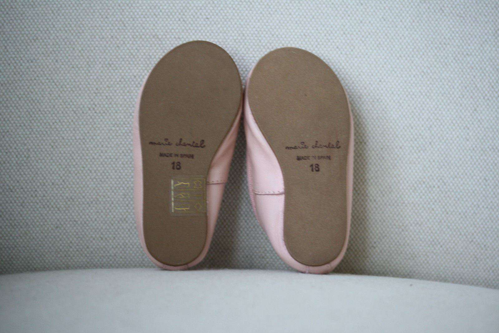MARIE CHANTAL BABY PINK BALLET SHOES EU 18 US 3 UK 2 - Image 8