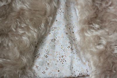 MARIE CHANTAL BABY STEIFF BEIGE FUR COAT LARGE 24 MONTHS - Image 5